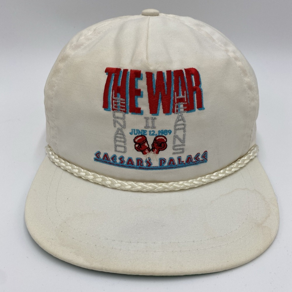 The War II‎ Sugar Ray Leonard Thomas Hearns Caesar's Palace 1989 Strap Back Hat